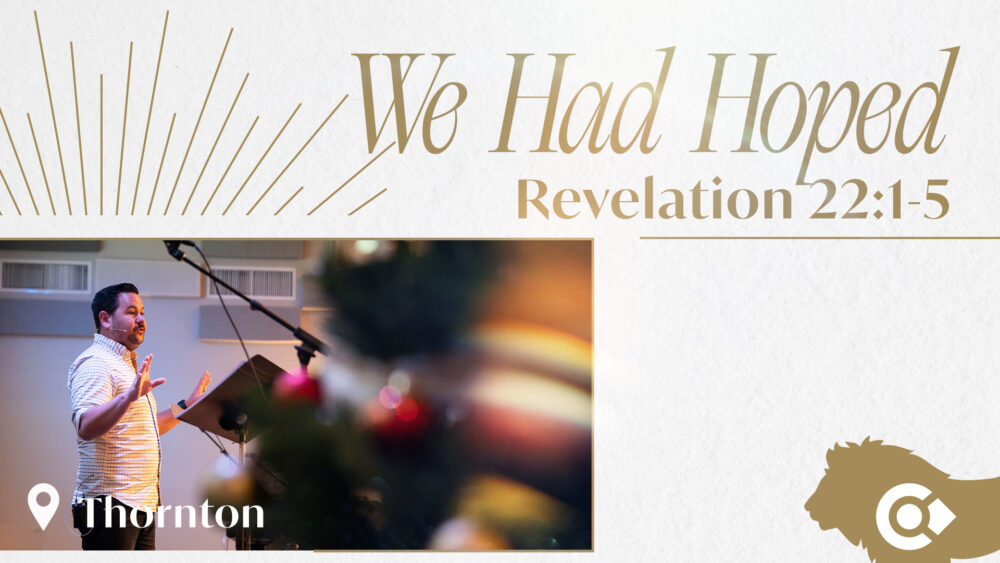 We Had Hoped – Revelation 22:1-5 Image